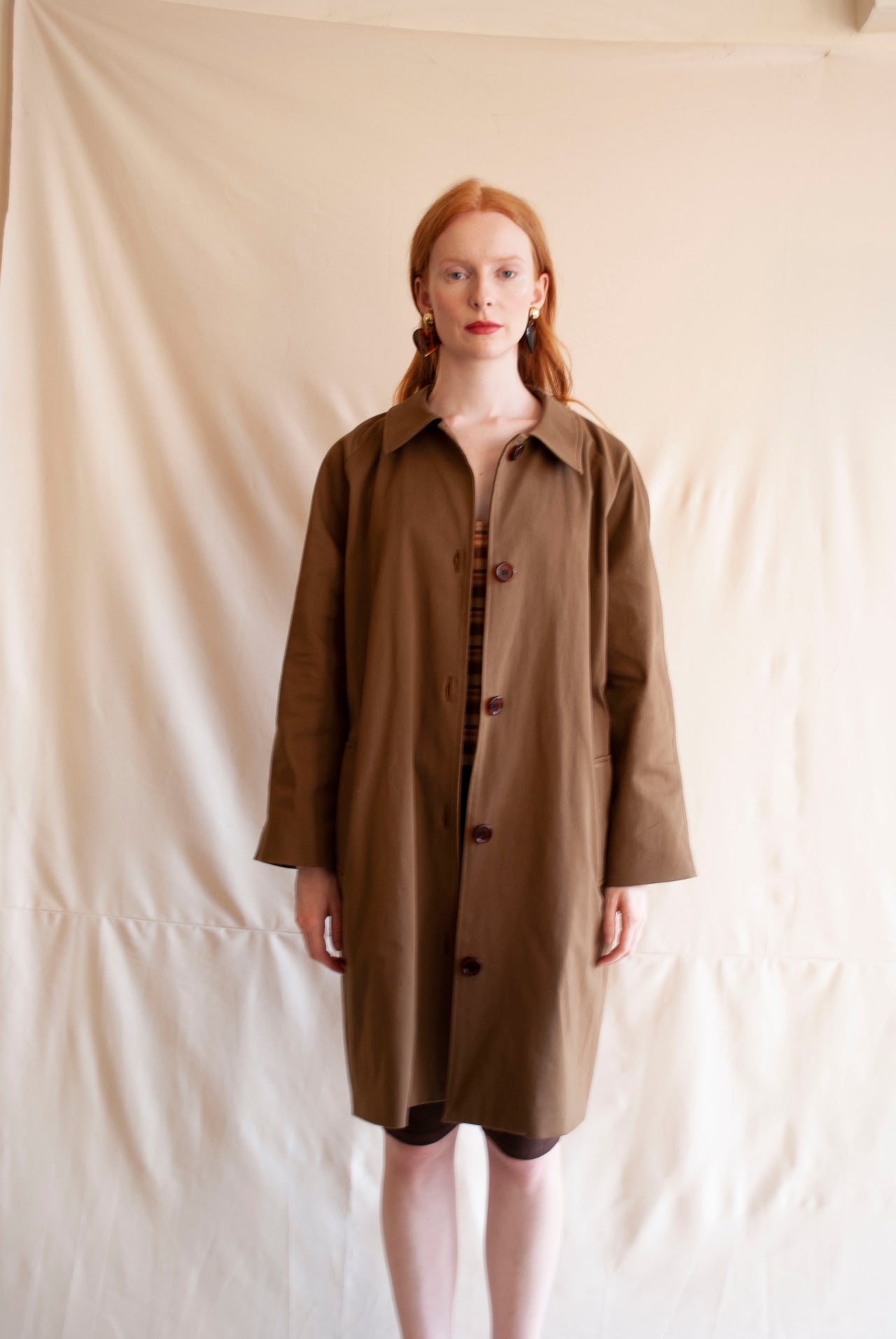 CASTLE COAT IN EARTHEN OLIVE
